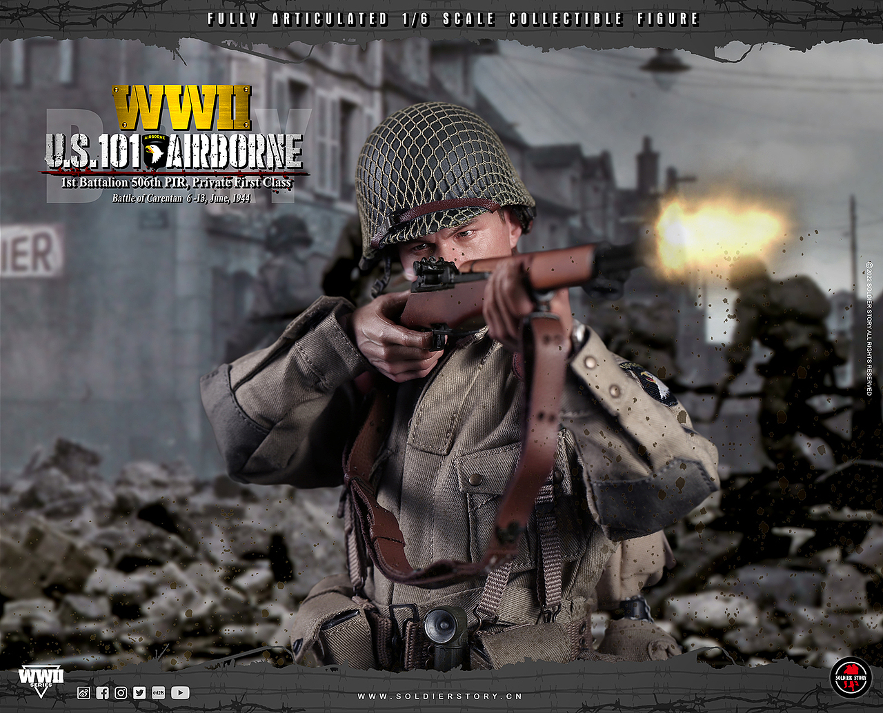 SoldierStory1/6二次大战美国第101空降师,506团第一营（图ZMzAzODMzMTI4） - 手办/模玩 - 站酷设计师SoldierStory原创素材 - 站酷ZCOOL
