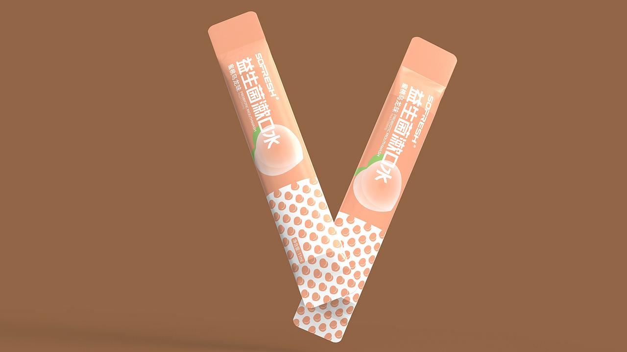 SOFRESH益生菌漱口水包装设计 | 原创 插画