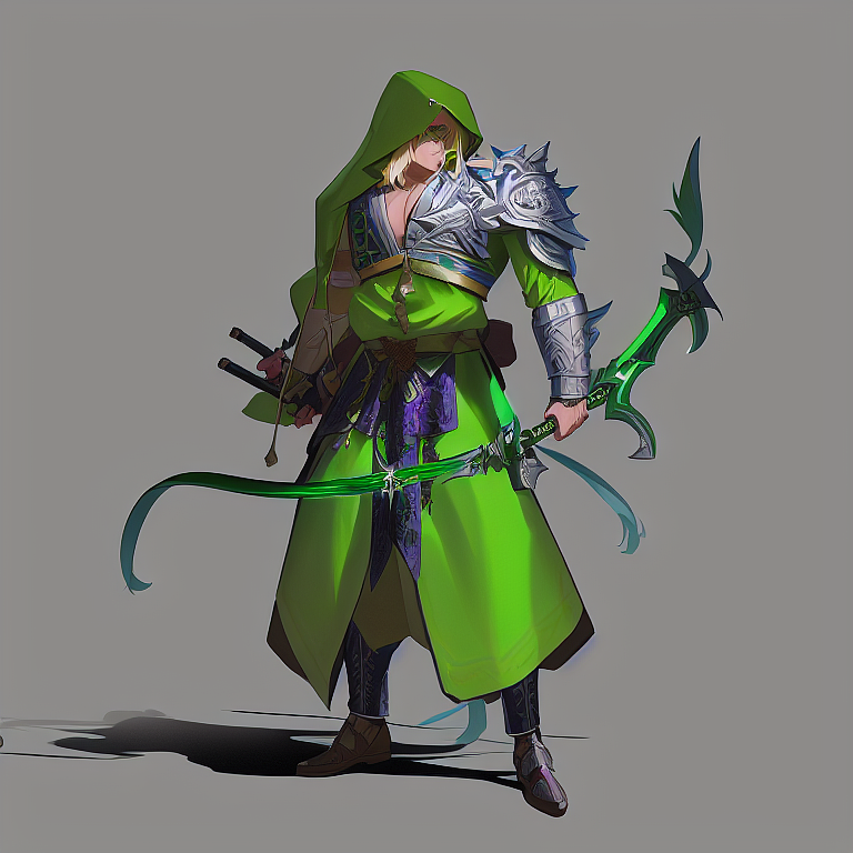 游戏人物cg创作