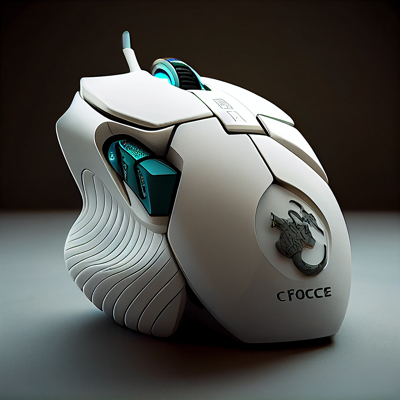 AI美术作品/白蛇 游戏三件套 键盘鼠标手柄