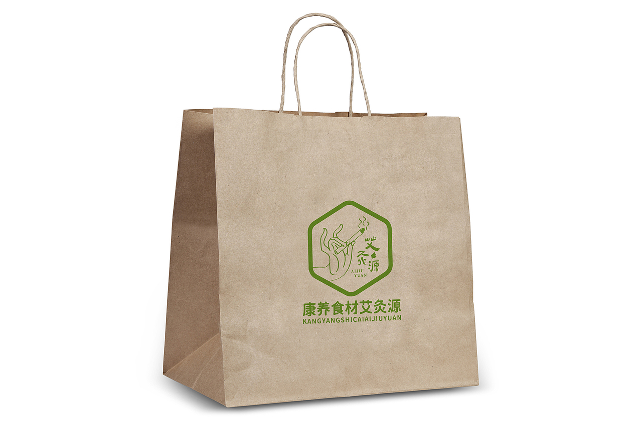 LOGO 中医养生保健护理 艾灸 针灸 健康好食材类 logo