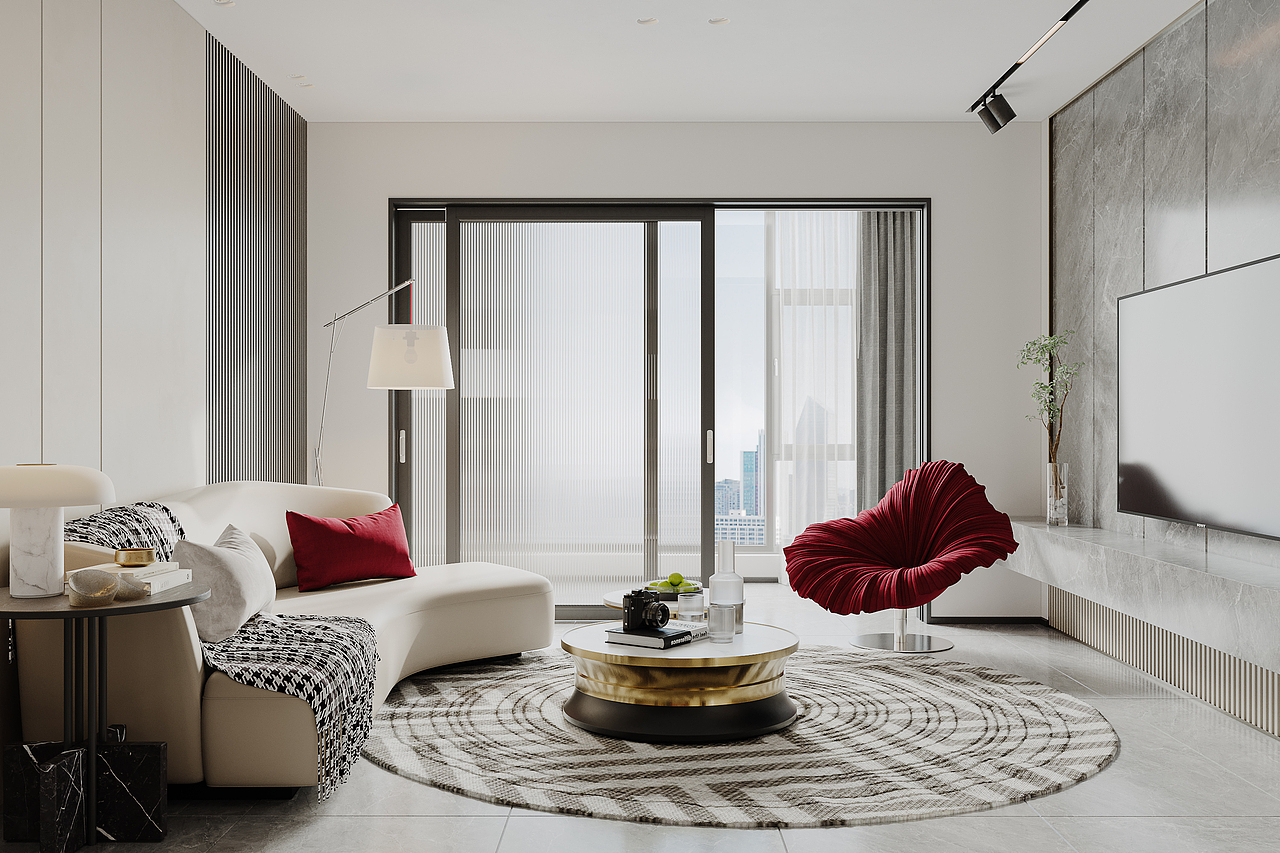 现代样板间（图ZMzI0OTg3MjI0） - 商业空间设计 - 站酷设计师矩形视觉表现原创素材 - 站酷ZCOOL