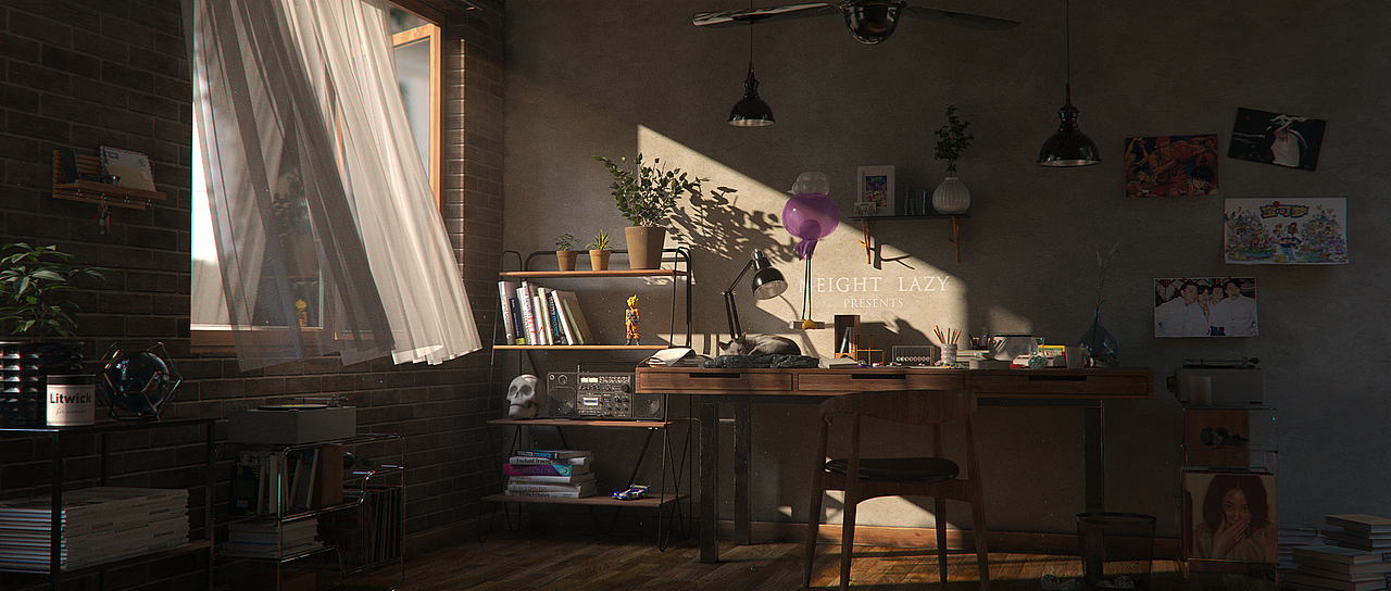 还原的90年代房间