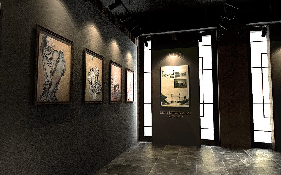 联升斋品牌形象店&博物馆（图ZMzEzODg0NjYw） - 其他空间 - 站酷设计师碧祥原创素材 - 站酷ZCOOL