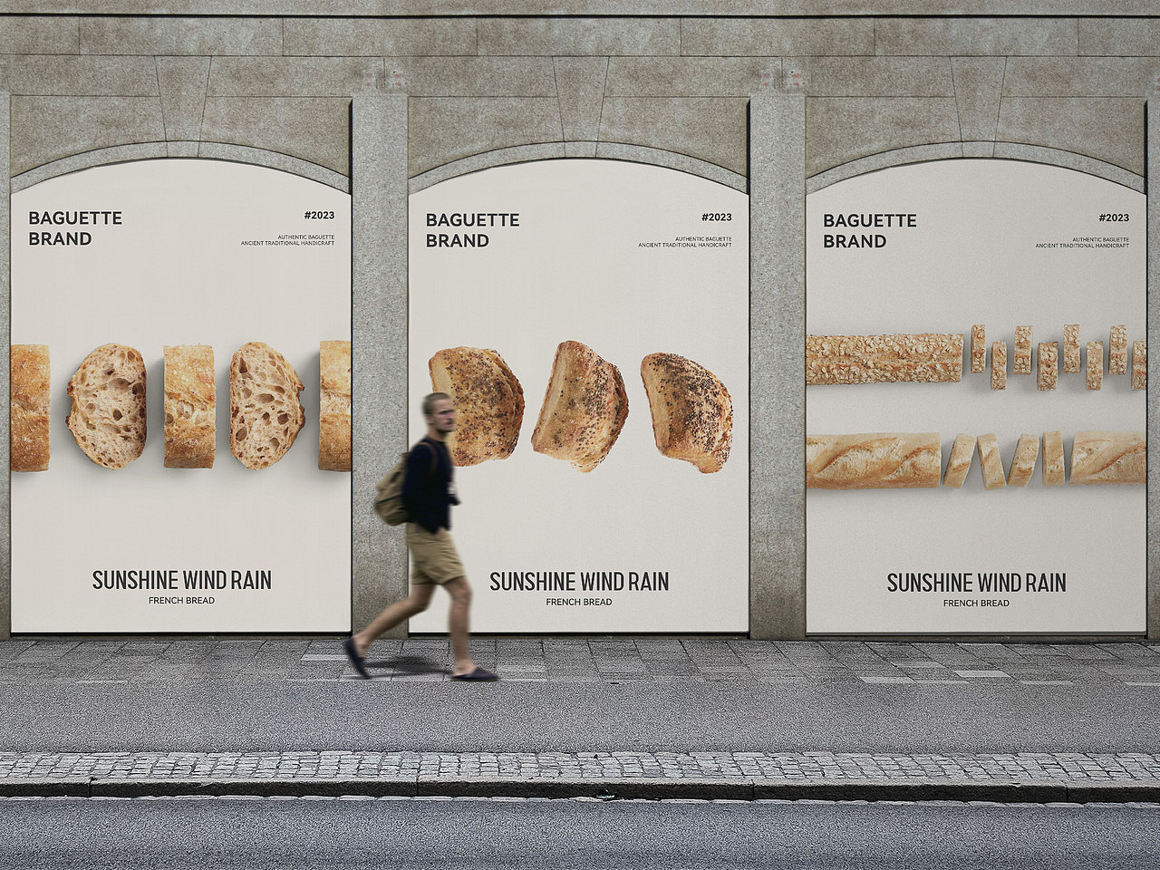 SUNSHINE WIND RAIN｜古法手工法式面包品牌（图ZMzQ0MjMxNDQw） - 品牌 - 站酷设计师负负得正Design原创素材 - 站酷ZCOOL