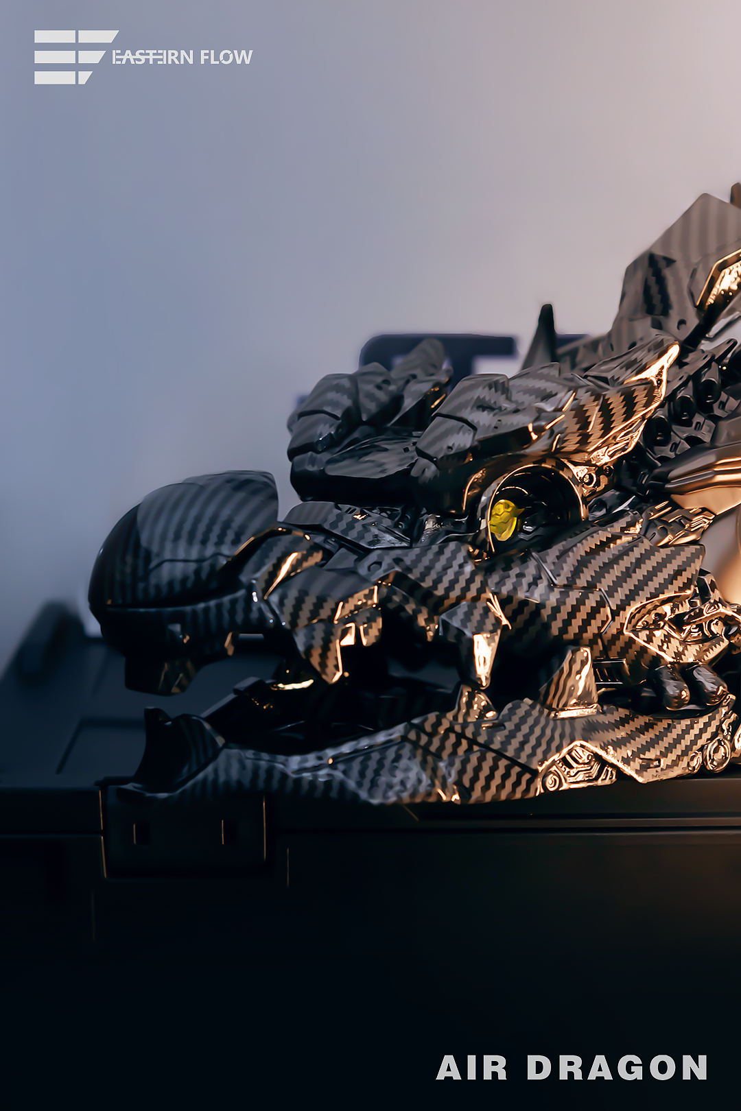 雕塑龙骨|AirDragon黑影展现国潮「黑科技」