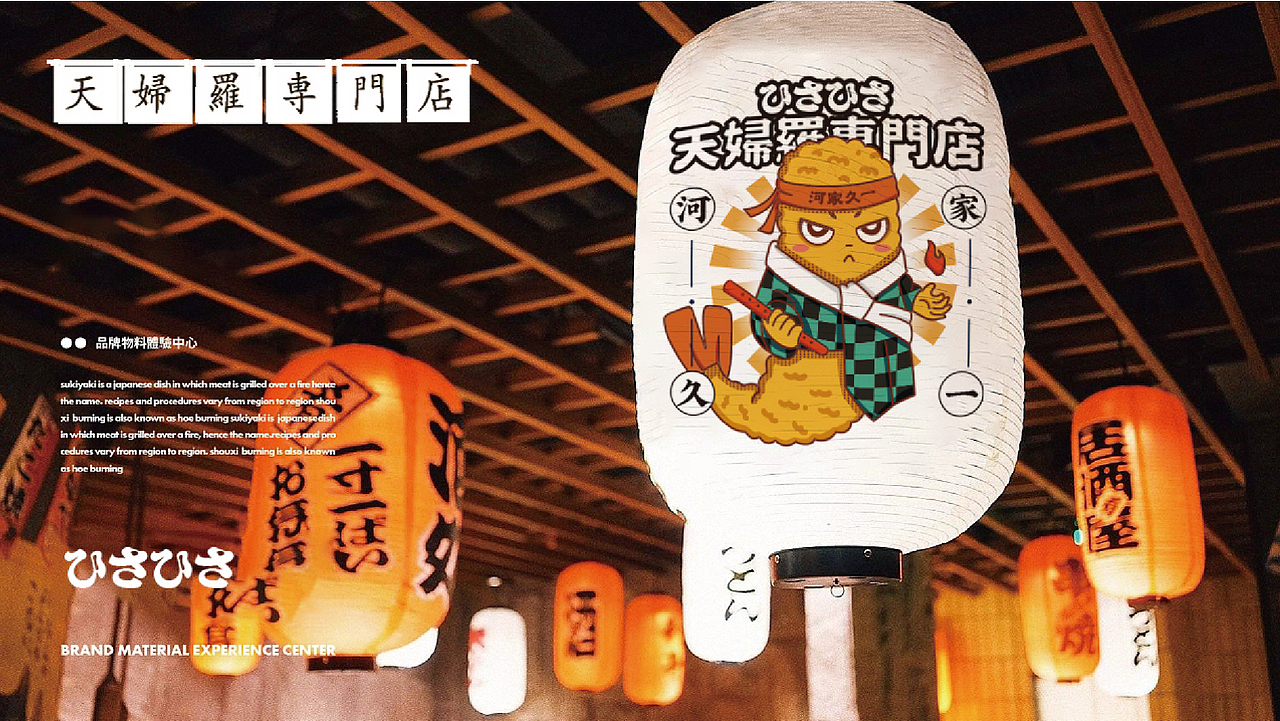 河家久一天妇罗专门店-品牌视觉全案（图ZMzYyOTk3NTY4） - IP形象 - 站酷设计师灵创餐饮品牌策划原创素材 - 站酷ZCOOL