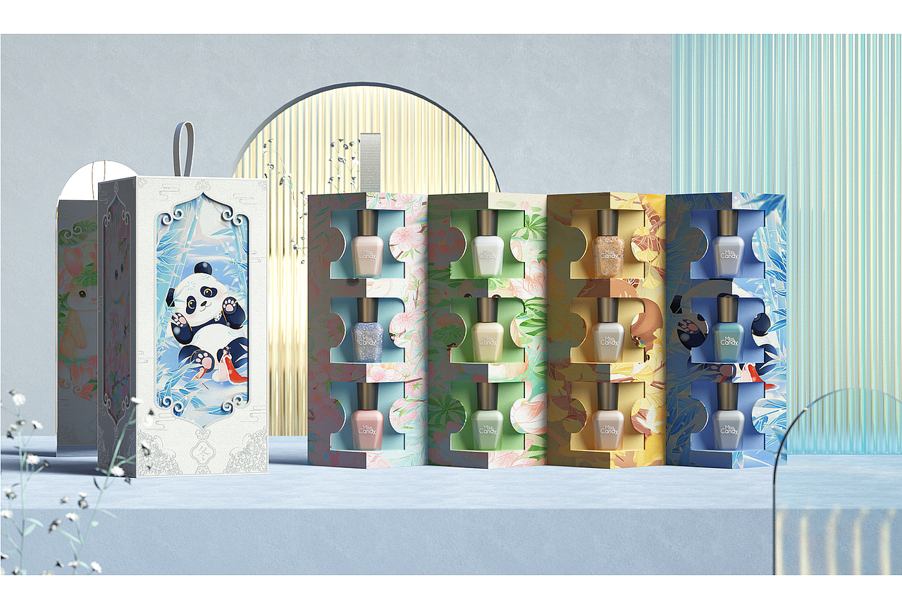 品牌包装设计丨国风卡通之宫灯礼盒萌趣版