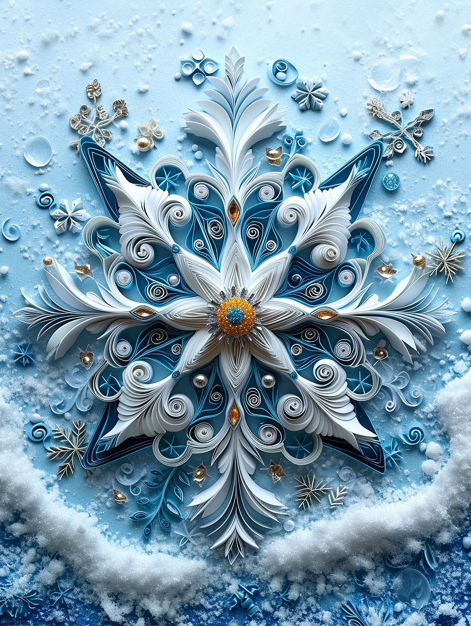 衍纸雪花（图ZMzYwMDY4Mjgw） - 产品摄影 - 站酷设计师XINJIE021原创素材 - 站酷ZCOOL