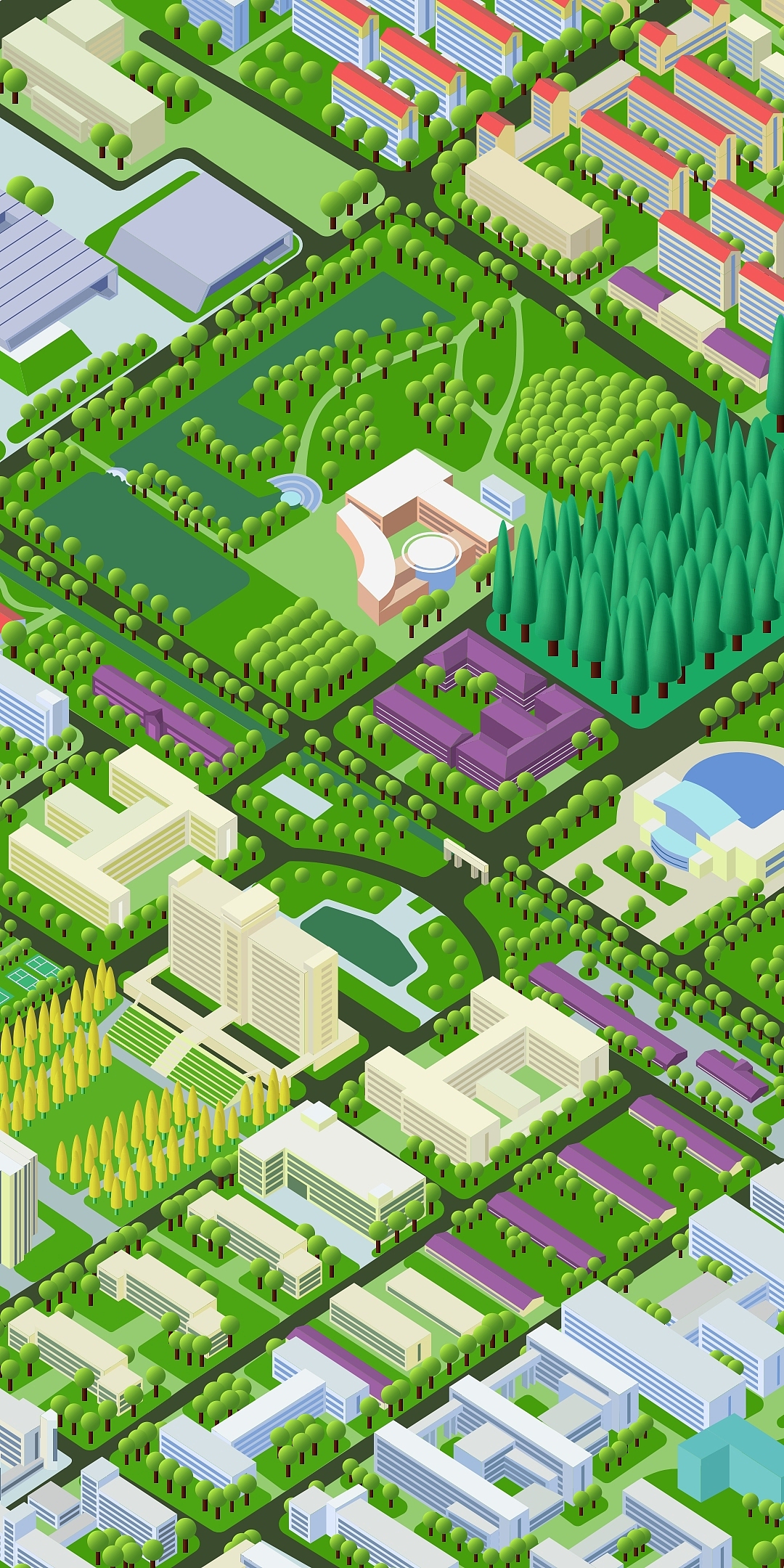 南京理工大学2.5D校园地图（图ZMjk3NDM5MjQw） - 图案 - 站酷设计师Jerry4846662333原创素材 - 站酷ZCOOL