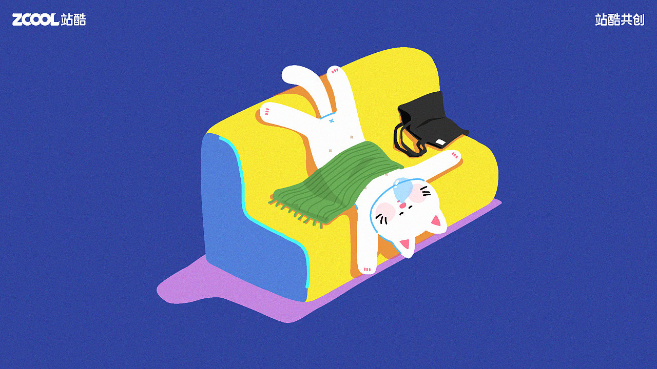 ho！【选一个躺平方式吧~】（图ZMzY5MjQ1MjQ4） - 艺术插画 - 站酷设计师肥虾咕里Gulin原创素材 - 站酷ZCOOL