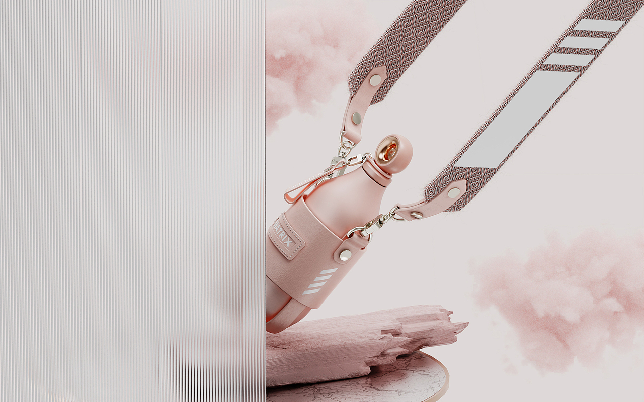 时尚挎杯保温杯（图ZMzA4NDM2NjA0） - 生活用品 - 站酷设计师矩阵設計原创素材 - 站酷ZCOOL