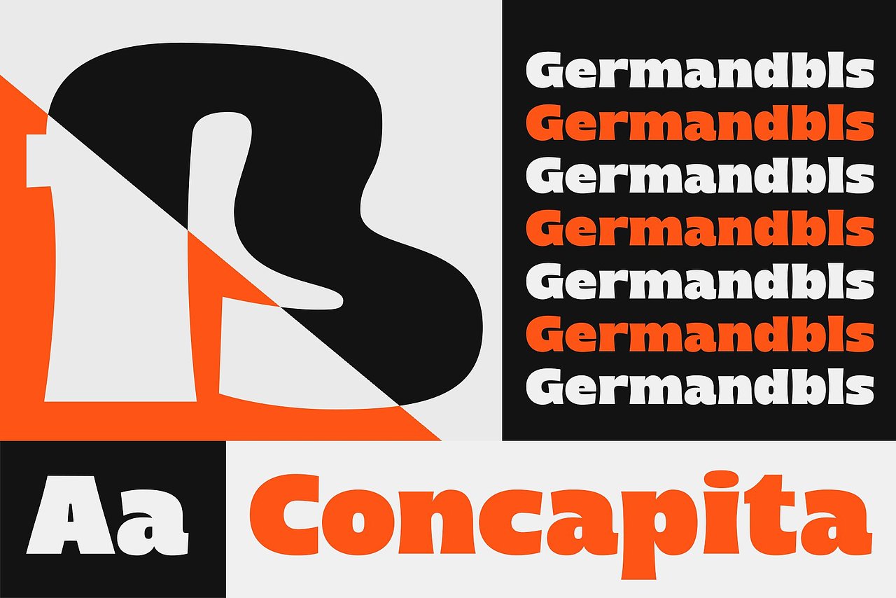 潮流时尚粗体字POP文创广告海报封面标题装饰英文字体