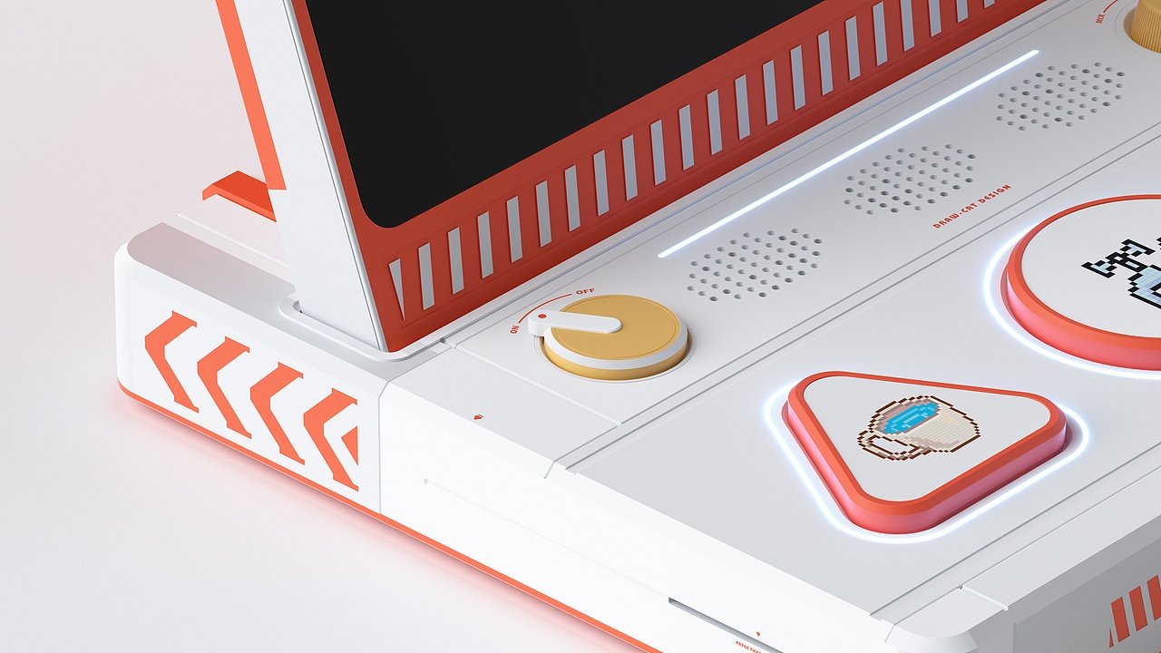 儿童游戏机ID设计 | ID design of children's game