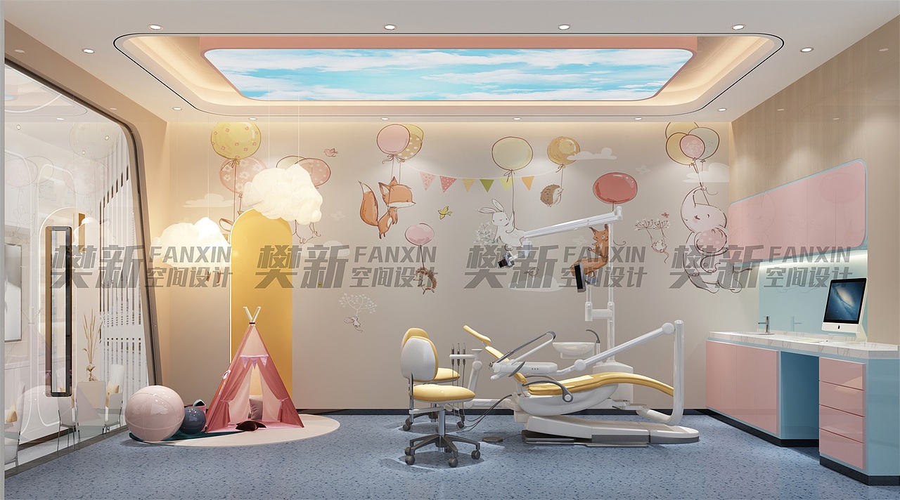 武汉市口腔门诊装修设计—樊新空间设计