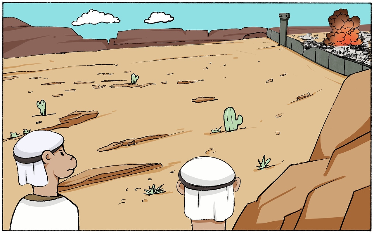 围不住的墙（图ZMzUzNDcyMzIw） - 儿童插画 - 站酷设计师月沫然原创素材 - 站酷ZCOOL