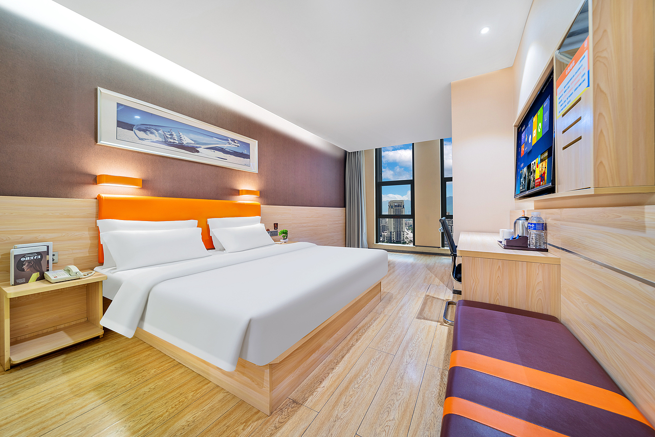 重庆市南川区酒店拍摄|七天优品酒店|酒店摄影