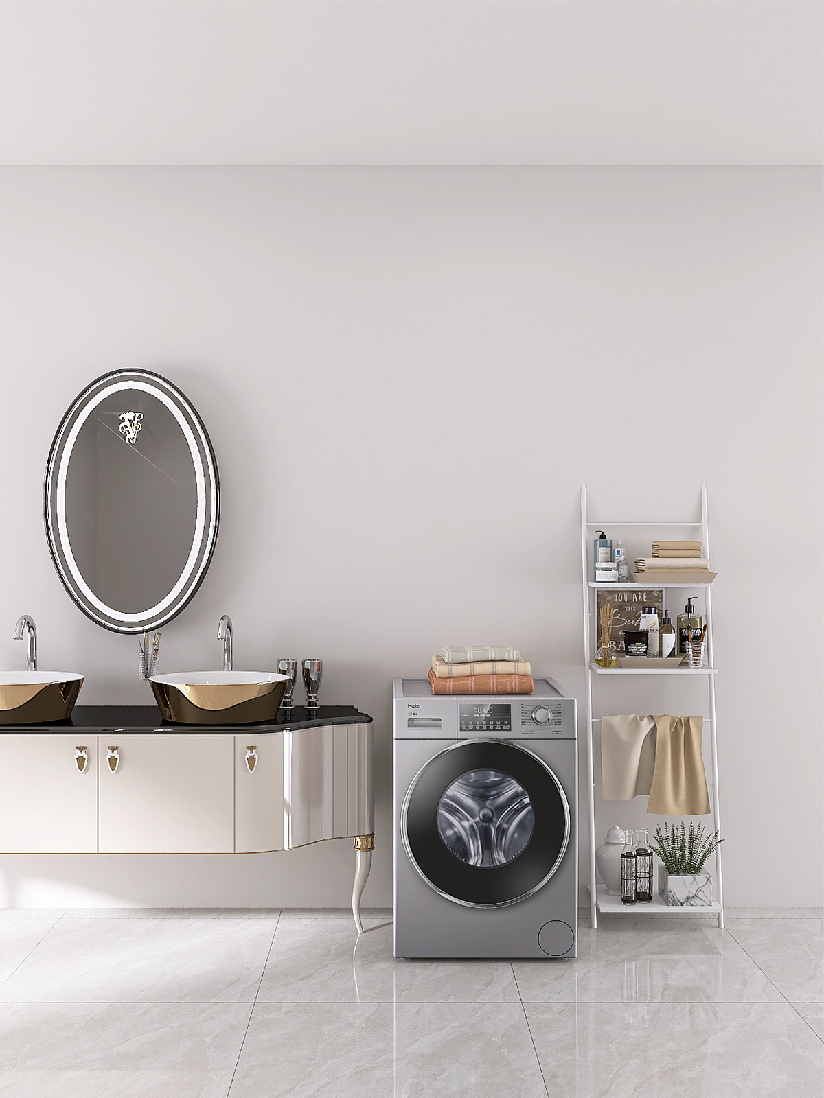 家装设计案例鉴赏 | 轻奢风卫浴（图ZMzMyMDUzMDUy） - 家装设计 - 站酷设计师狮子白原创素材 - 站酷ZCOOL