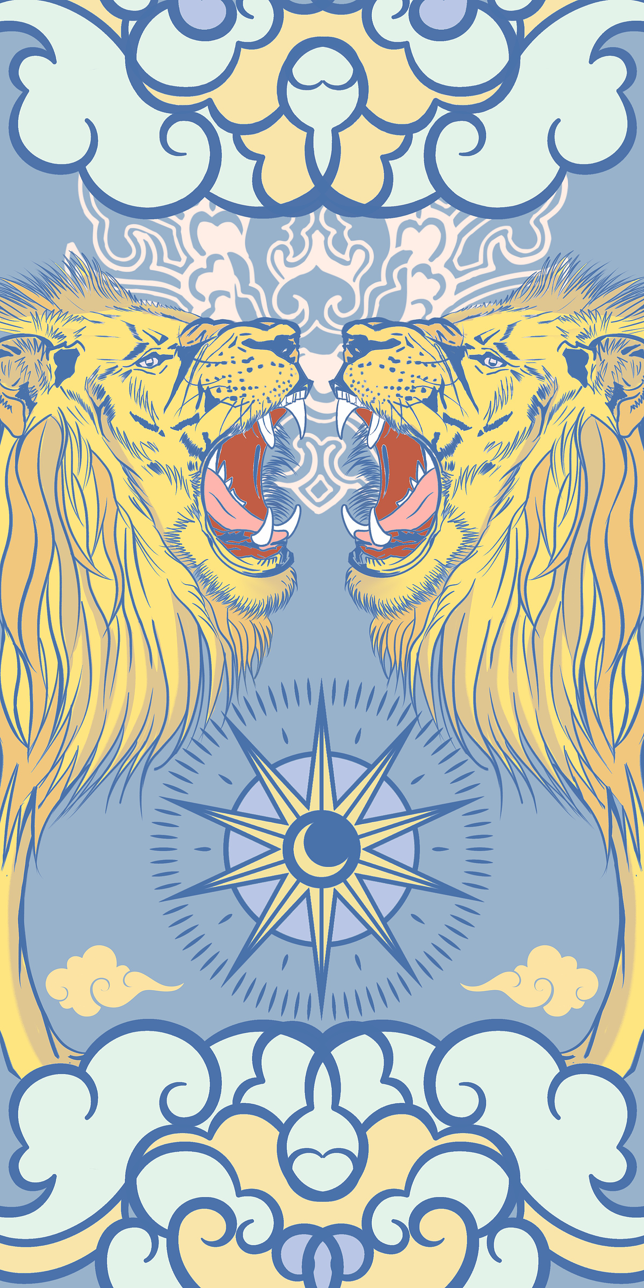 瑞兽成双（图ZMzE5NTQyNDQw） - 艺术插画 - 站酷设计师小阿绯原创素材 - 站酷ZCOOL