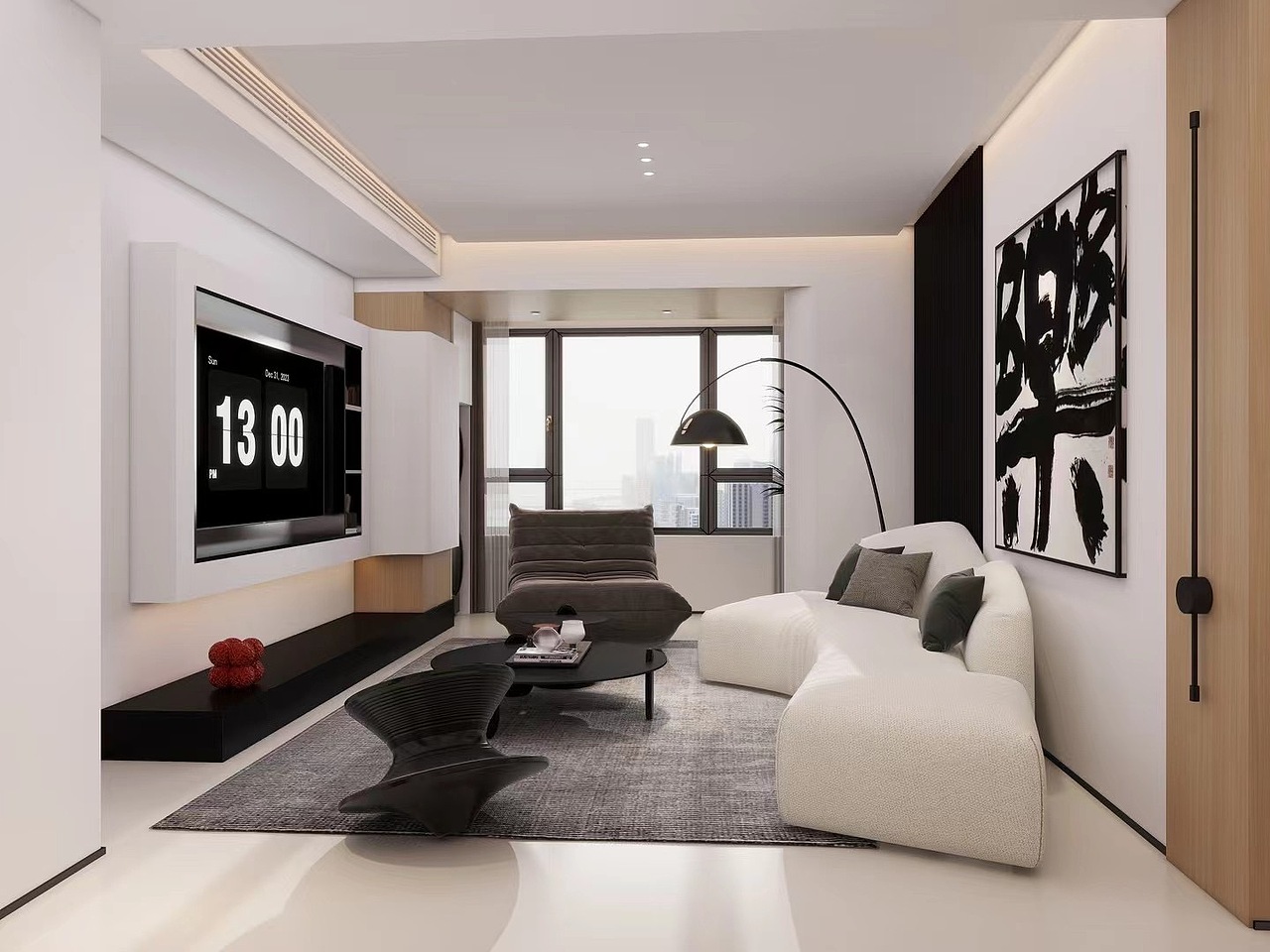 现代黑白灰（图ZMzQ3OTc1MDQ0） - 家装设计 - 站酷设计师王慧婷室内设计原创素材 - 站酷ZCOOL