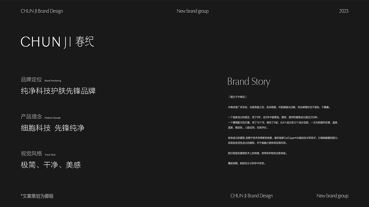 2023年春纪护肤品12霜全案设计