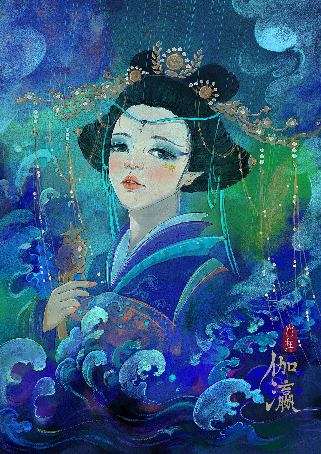 2022-年中作品集（图ZMzA4MjU2MTc2） - 商业插画 - 站酷设计师伽瀛原创素材 - 站酷ZCOOL