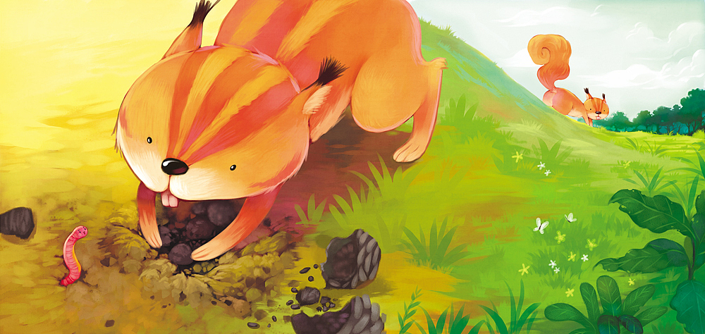 松鼠繪本（圖ZMzAyNzc3NTM2） - 兒童插畫(huà) - 站酷設(shè)計(jì)師MAIYAhaha原創(chuàng)素材 - 站酷ZCOOL