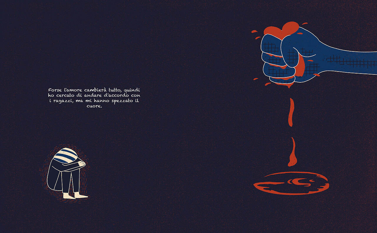 我是LUNA｜一本为抑郁症患者设计的治疗绘本（图ZMzExMjI4NzM2） - 绘本 - 站酷设计师LunaLiuhang原创素材 - 站酷ZCOOL