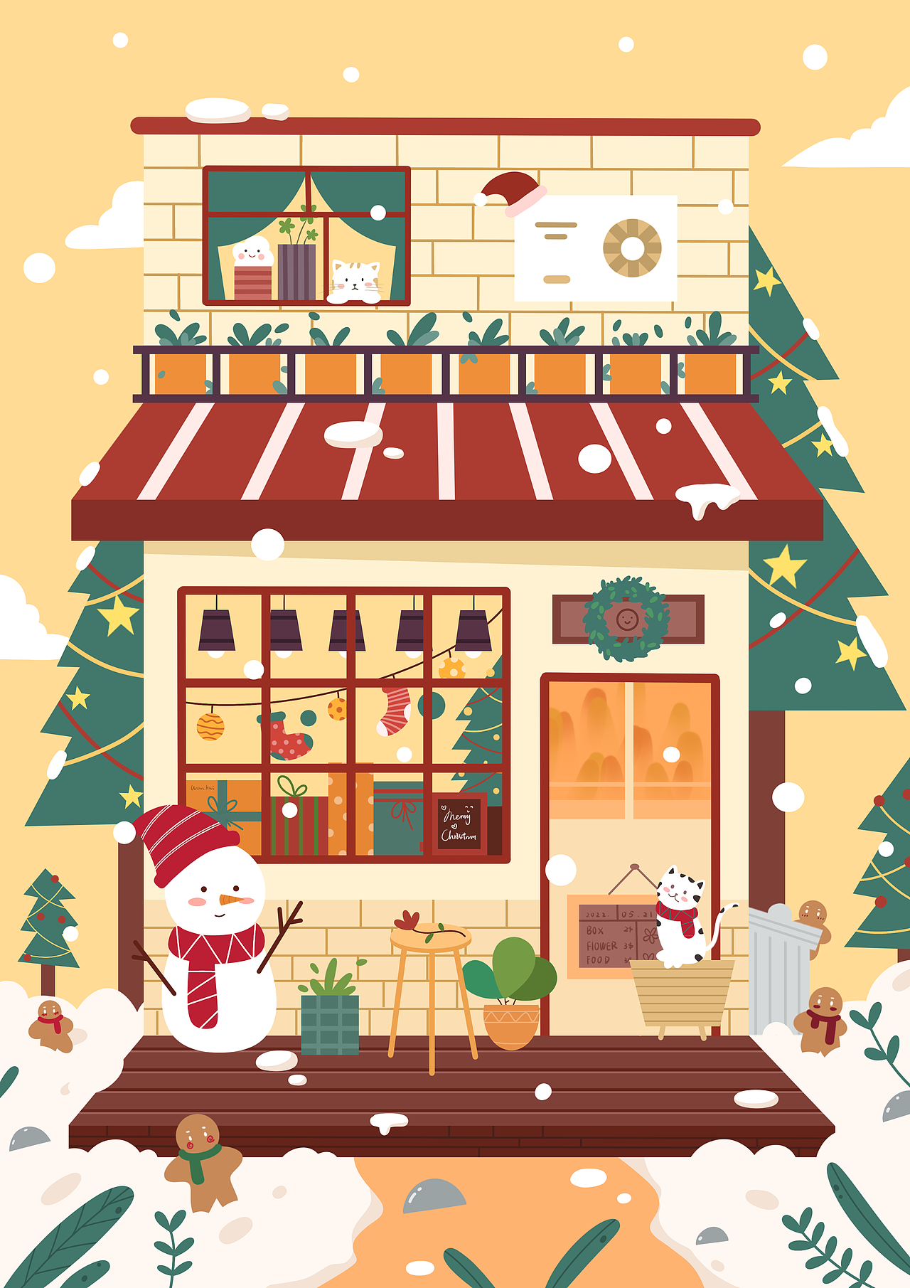 扁平风场景合集（图ZMzMyMTA5MjQw） - 创作习作 - 站酷设计师玩灰灰原创素材 - 站酷ZCOOL