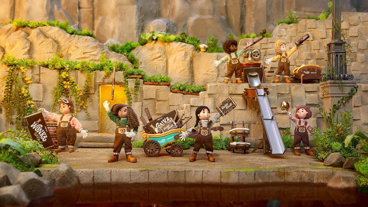 SHEGLAM x Willy Wonka《巧克力工厂》复古定格动画