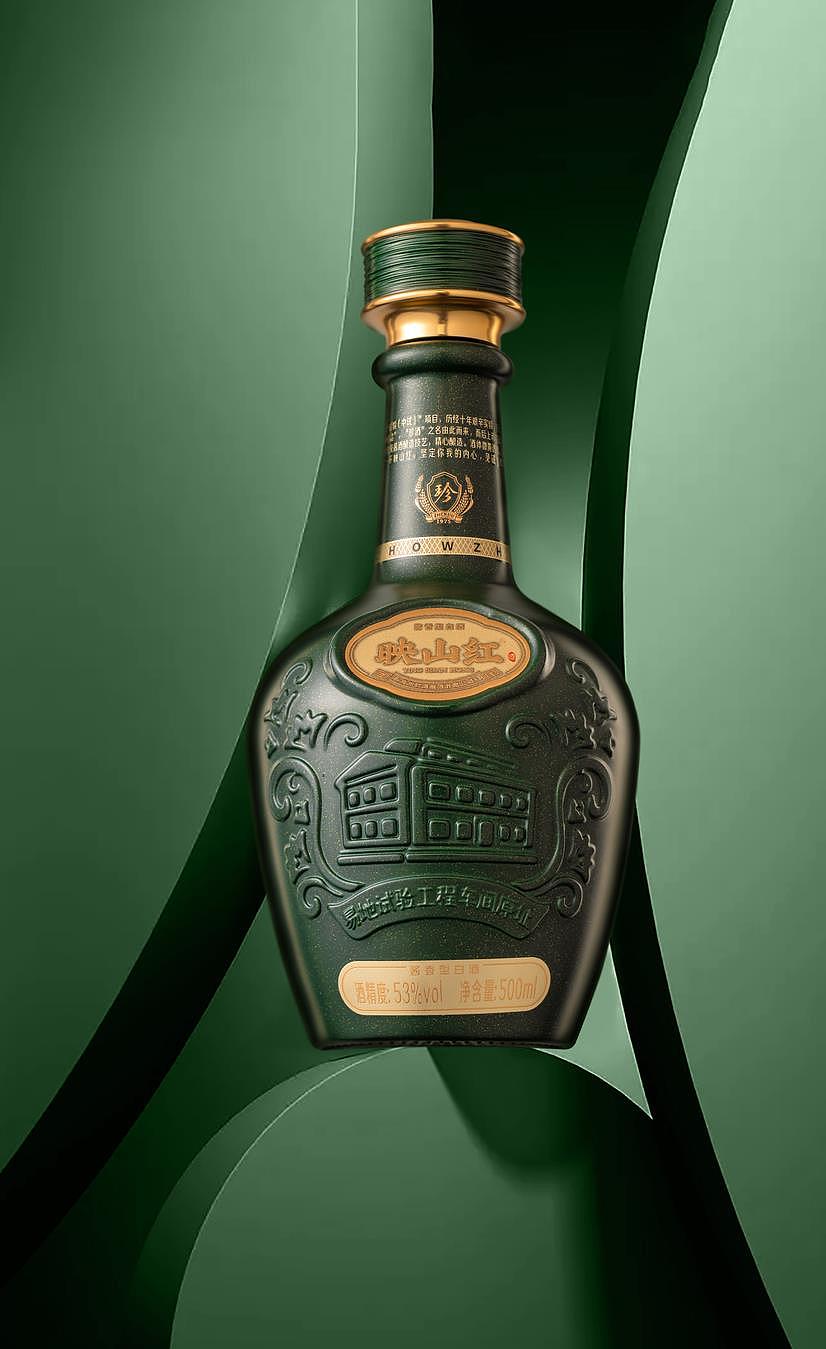 产品摄影-白酒拍摄-映山红-复古绿（图ZMzQxODMwMTA0） - 产品摄影 - 站酷设计师叁羽映画原创素材 - 站酷ZCOOL