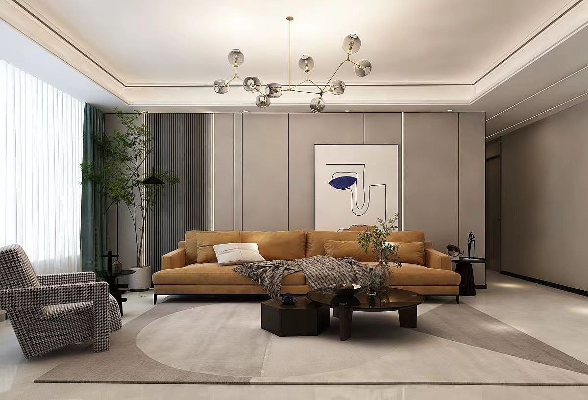 适合家庭的风格设计,简约舒适又不失沉稳大气