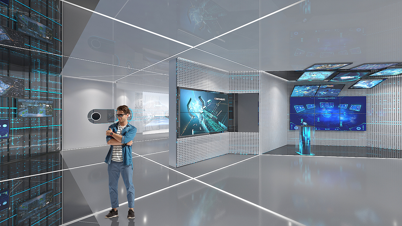 浙数文化企业展厅