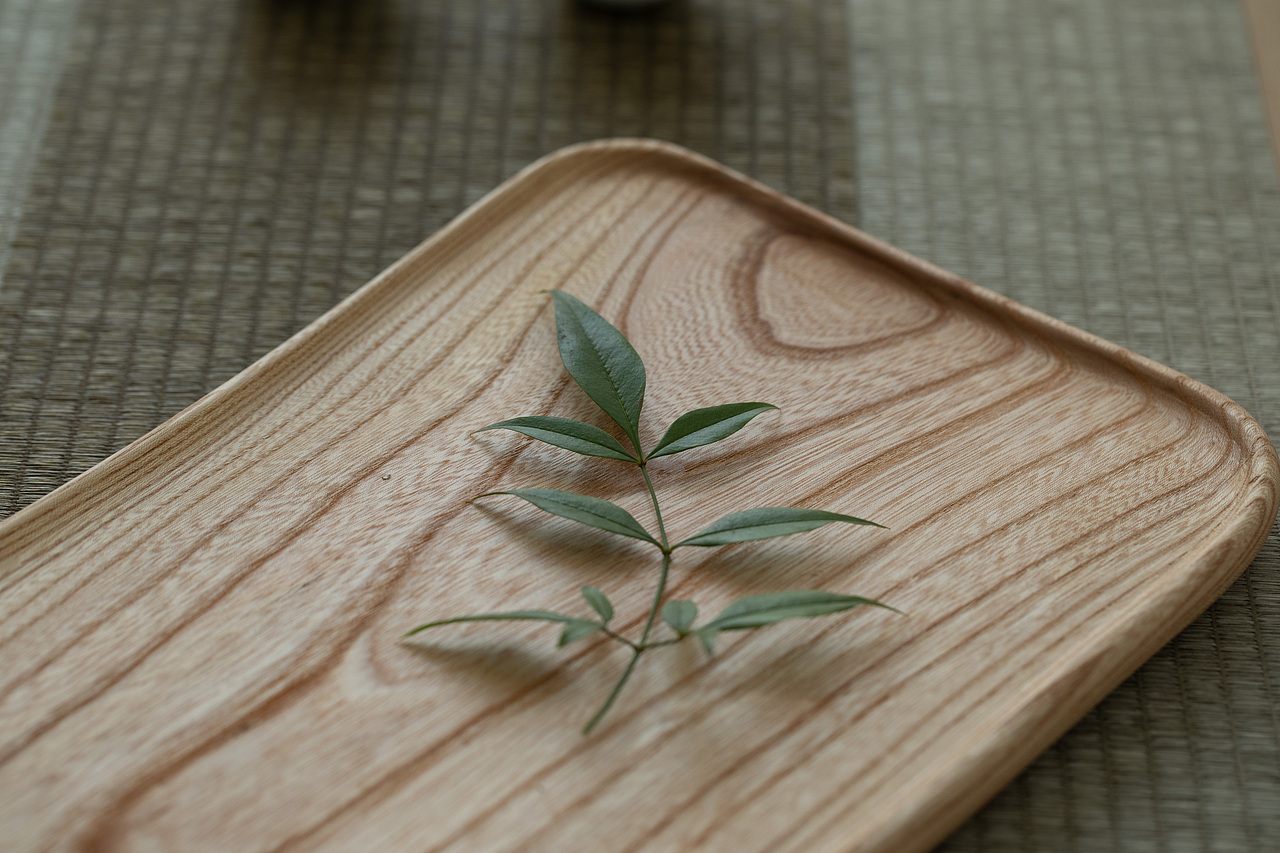 家居摄影-原木托盘拍摄