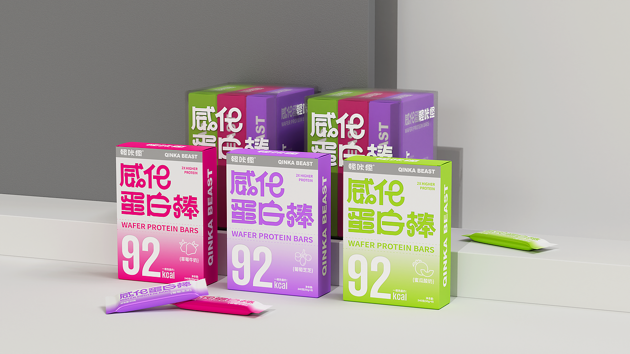 威化蛋白棒包装全案设计