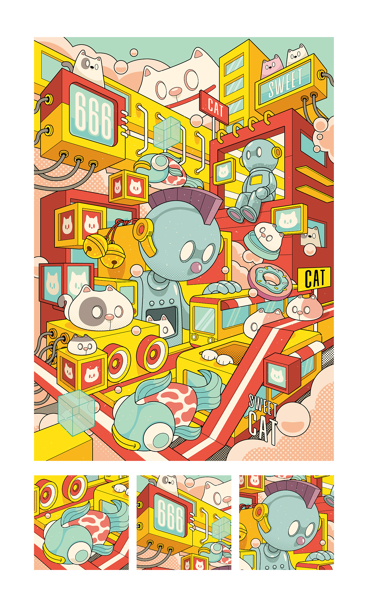 10月作品整理（图ZMzUzMjY1Mjky） - 商业插画 - 站酷设计师狂奔的包子插画铺原创素材 - 站酷ZCOOL