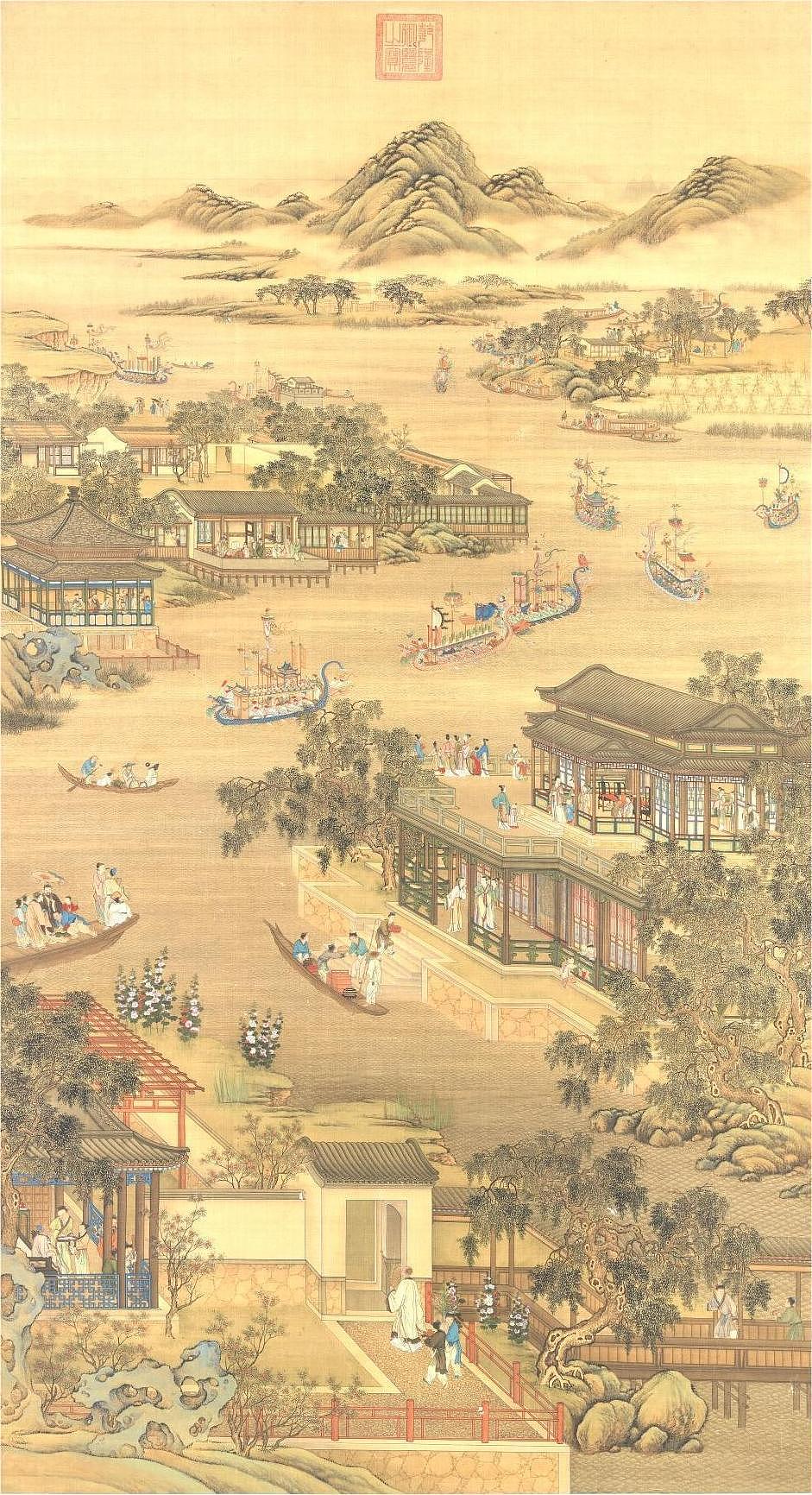 设计灵感源于传世名画《画十二月月令图五月轴》，旧物新造传统端午民俗场景，历史的韵味和端午粽子的清新香气扑面而来，以文创赋予佳节新韵味。