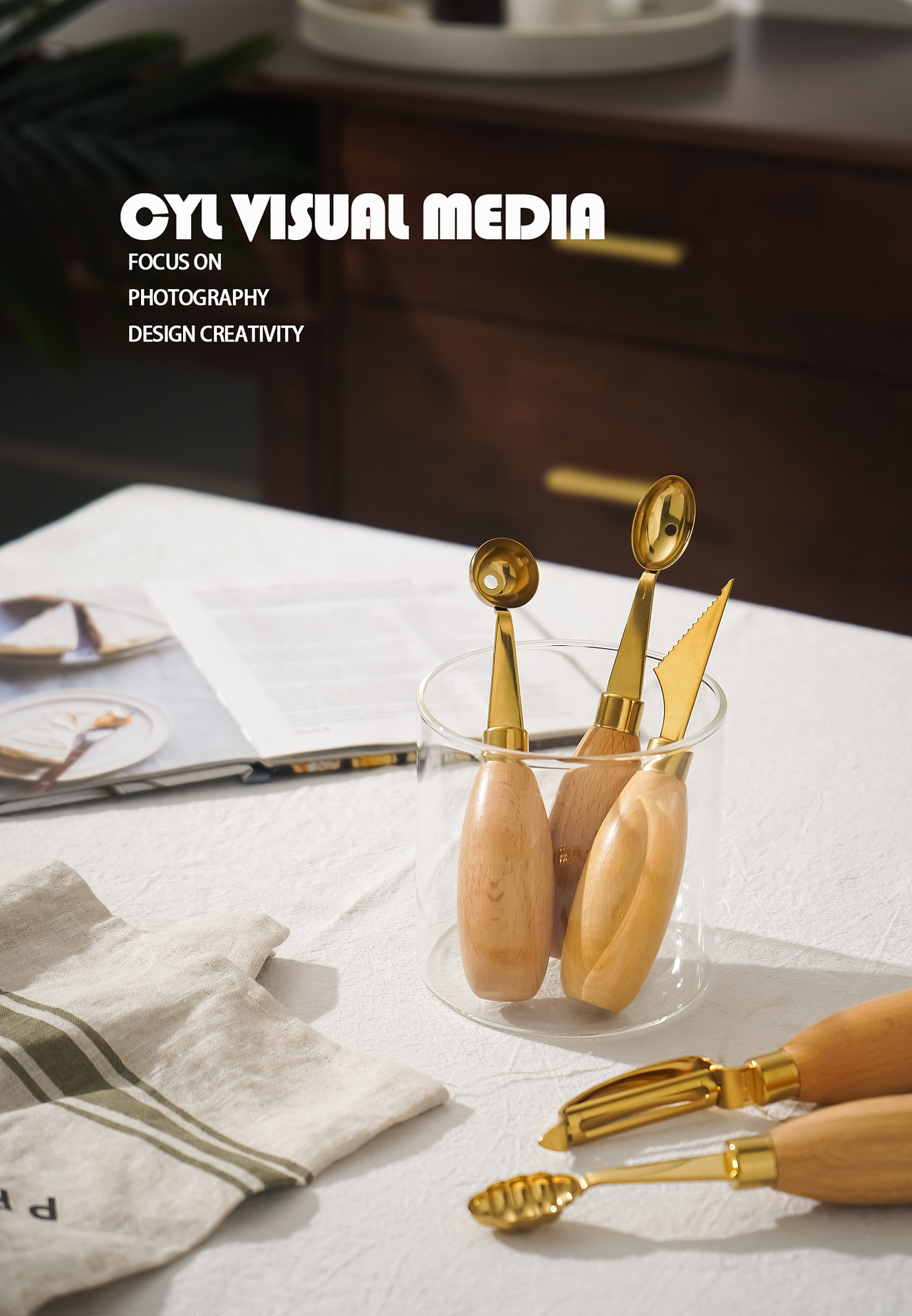 产品摄影|水果挖勺