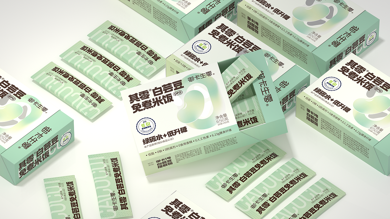 尚智×御卡生零｜其零白芸豆米饭包装｜食品包装设计（图ZMzQ2NDc0NDMy） - 包装 - 站酷设计师尚智食品包装设计原创素材 - 站酷ZCOOL