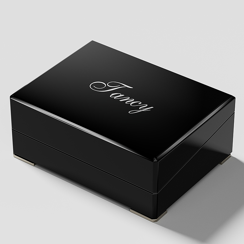 高端钢琴烤漆香水礼盒包装