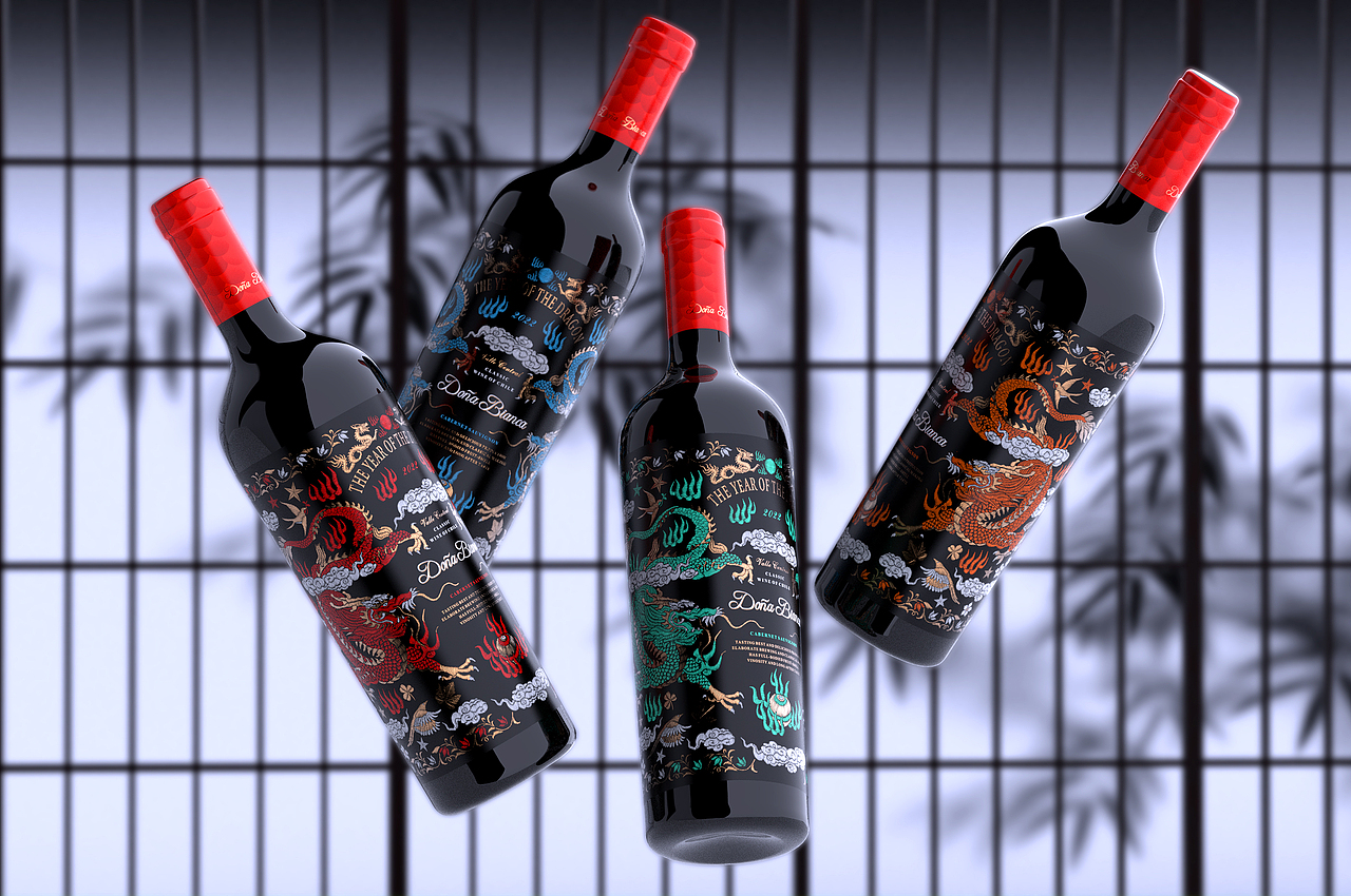 安卡龙年定制 葡萄酒品牌包装设计｜葡萄酒 酒标 红酒（图ZMzU1NzEwNzEy） - 包装 - 站酷设计师十二创意原创素材 - 站酷ZCOOL