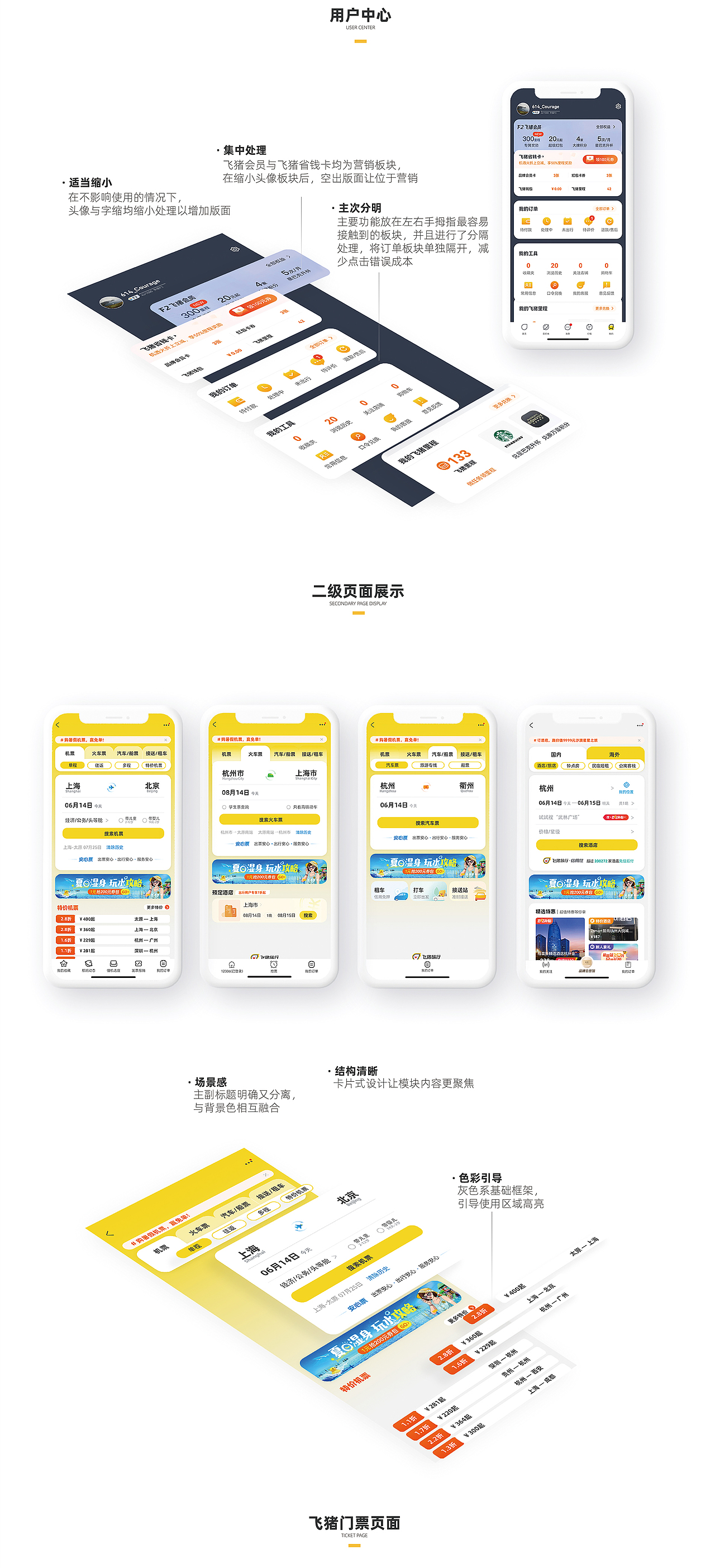 飞猪l旅行app界面优化设计（视觉改版交互优化）（图ZMzE4MTAxNTc2） - APP界面 - 站酷设计师Wang_Guangyu原创素材 - 站酷ZCOOL