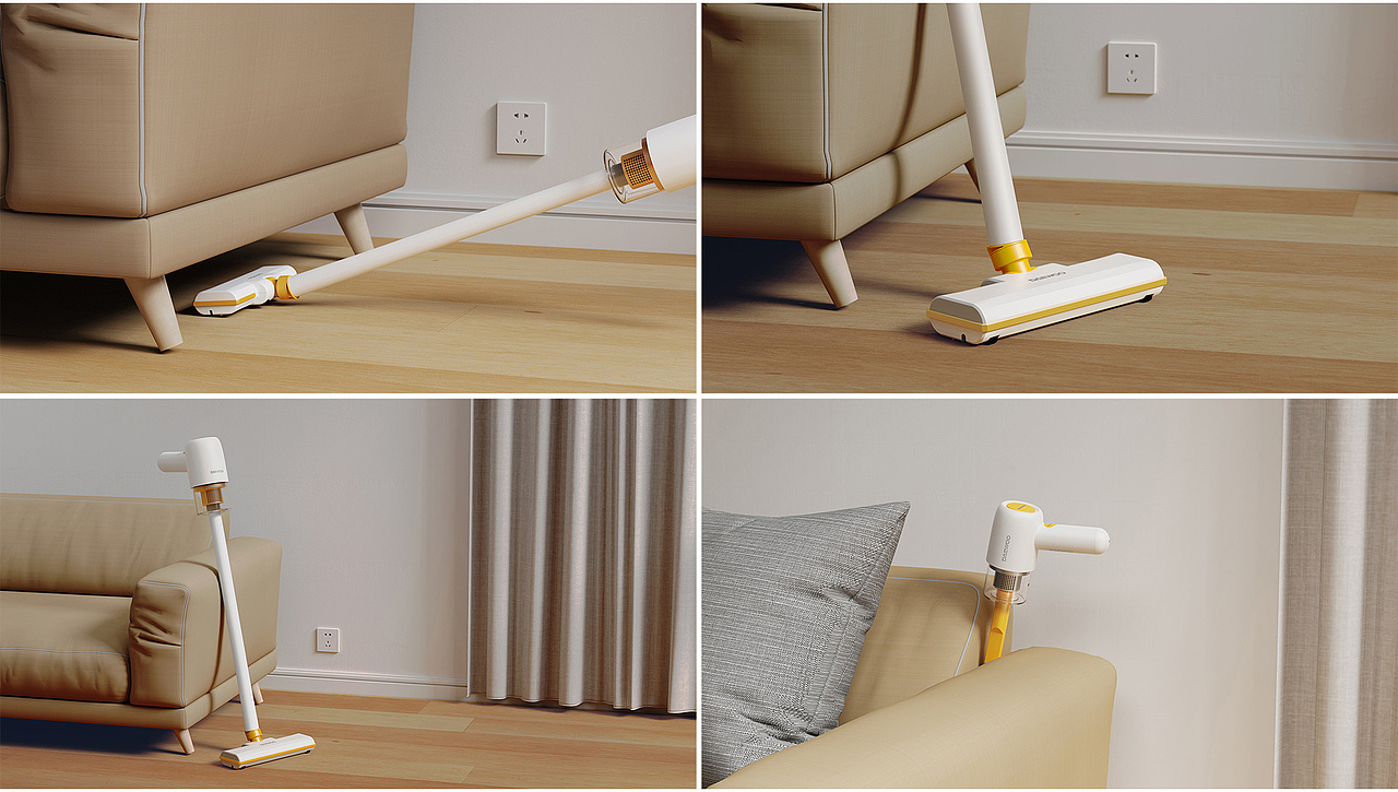 2021年红点奖获奖案例：大宇三合一无线除螨吸尘器设计（图ZMzIzMzMzNjky） - 生活用品 - 站酷设计师法锘设计原创素材 - 站酷ZCOOL