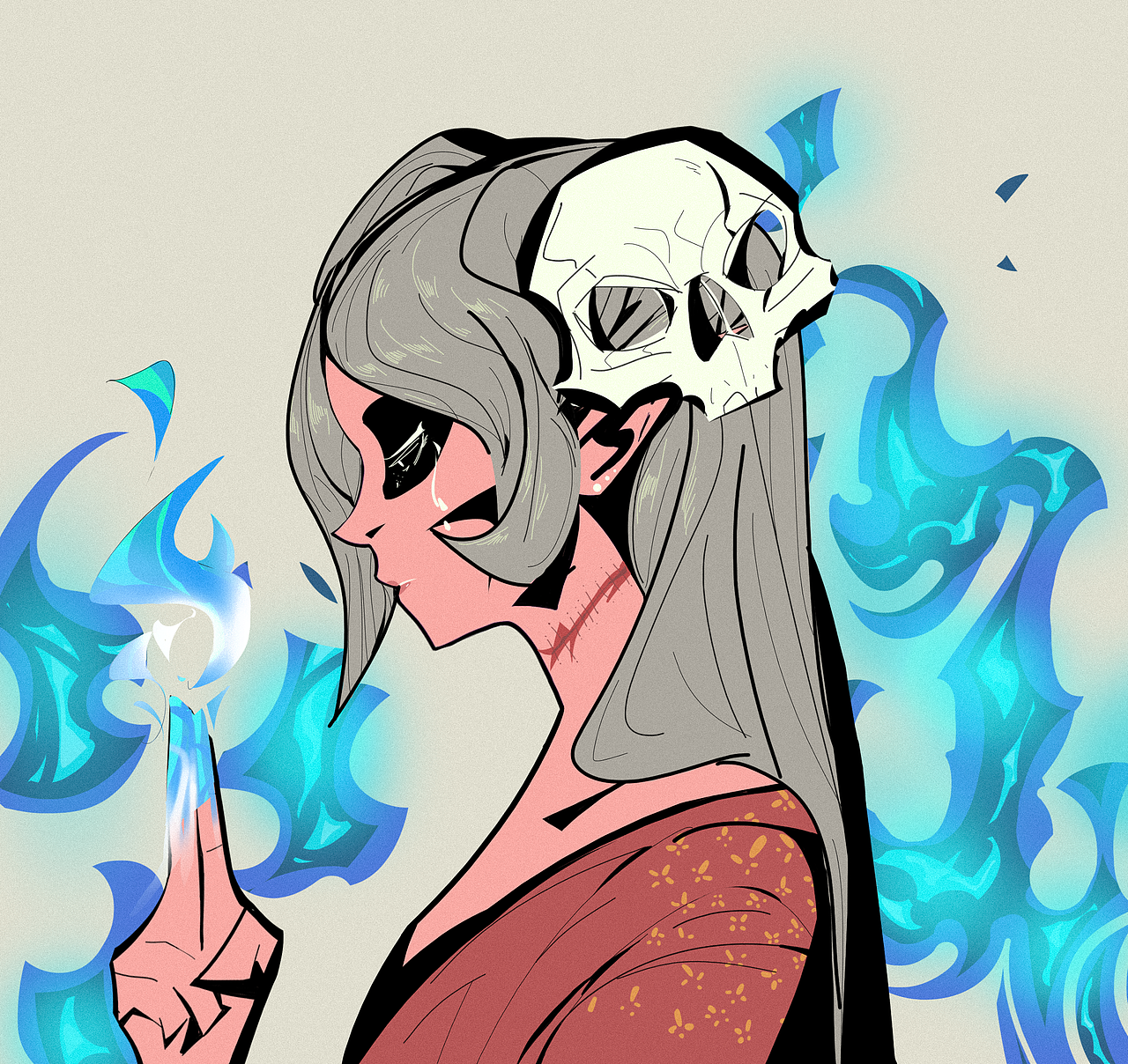 日本妖怪NFT（图ZMzYzMzg0MTA0） - 新锐潮流插画 - 站酷设计师变种蓝原创素材 - 站酷ZCOOL