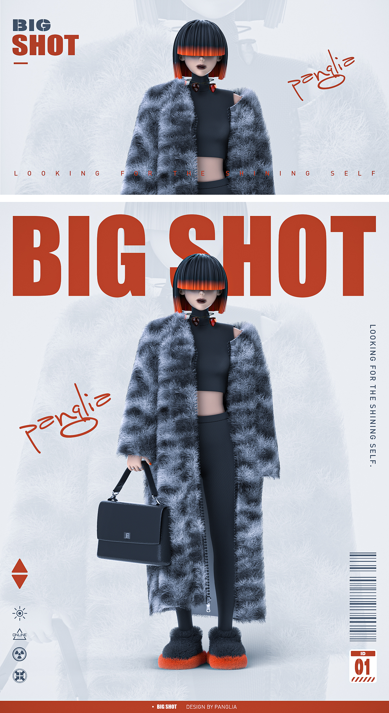 虚拟角色Aubrey —“BIG SHOT（大人物）”（图ZMzI1MjA5NDQ0） - 人物/生物 - 站酷设计师PANG_X原创素材 - 站酷ZCOOL