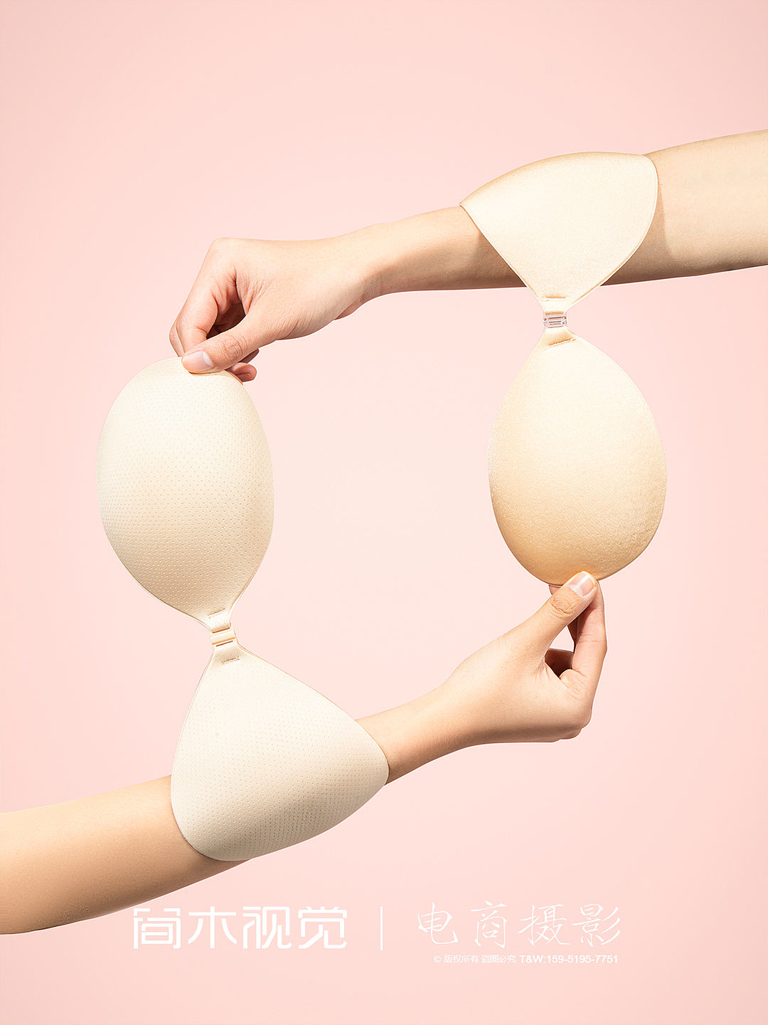 六只兔子×胸贴丨简木视觉 女士隐形内衣乳贴 产品摄影（图ZMzY0ODI0MjA0） - 产品摄影 - 站酷设计师简木视觉原创素材 - 站酷ZCOOL