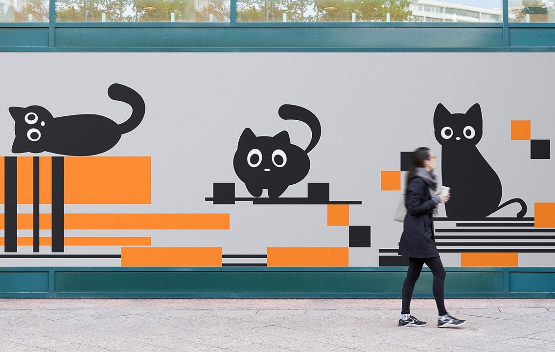 《Meowbrew 猫咖》品牌设计| 猫意咖香 故障风味