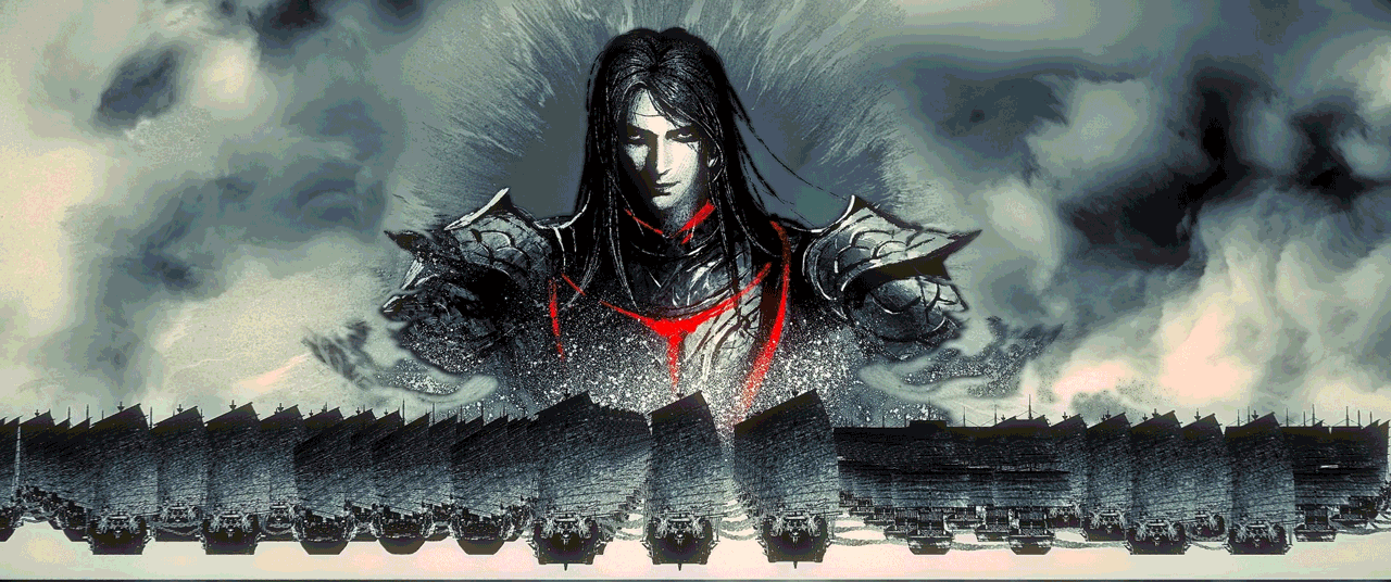 乱世逐鹿水墨-赤壁