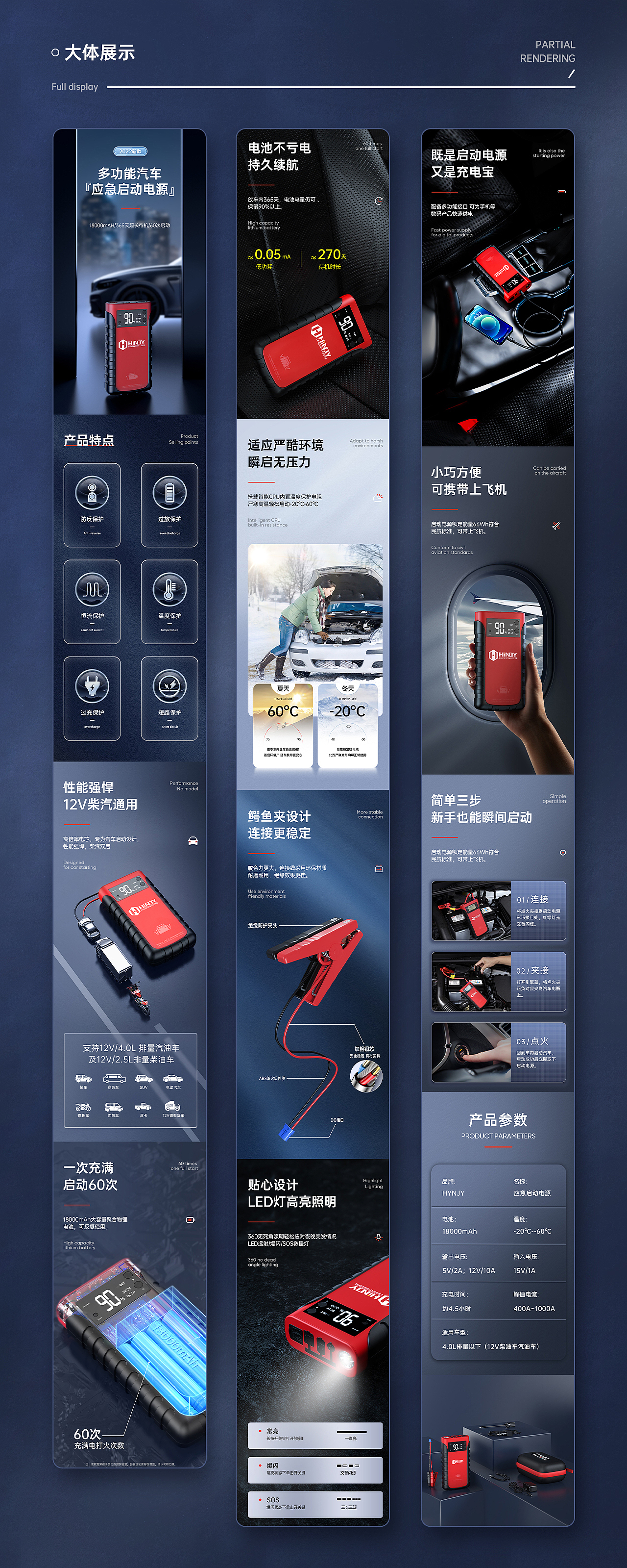 汽车启动电源详情页（图ZMzIwOTgyMDk2） - 电商 - 站酷设计师DaiJM原创素材 - 站酷ZCOOL