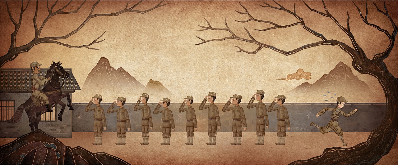 《狗剩快跑》片头插图（图ZMzYxMTEzODUy） - 商业插画 - 站酷设计师才仙插画原创素材 - 站酷ZCOOL